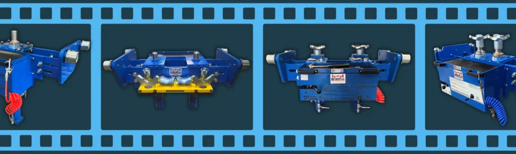 Autolift heavy vehicle pit jacks for truck and bus workshops in Australia shown in product range lineup
