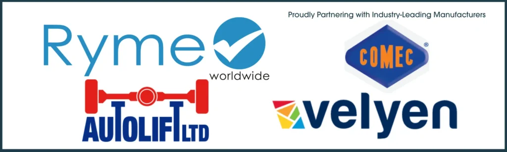 EquipSpecs Australia proudly partners with Ryme Worldwide, Velyen, Autolift and Comec to supply premium heavy vehicle workshop equipment.